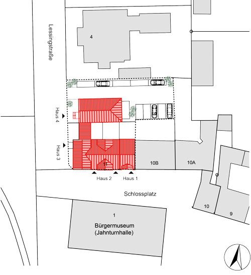 Schlossplatz 11 Lageplan