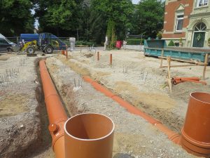 Entwässerungsarbeiten