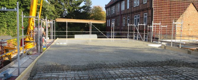 Betonage Geschossdecke Erdgeschoss