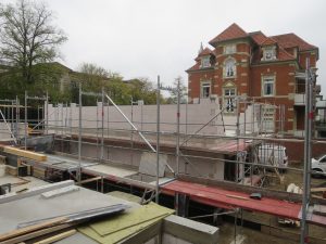 Mauerwerksarbeiten im Neubau OG 3