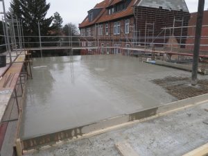 Betonage der 1. Geschossdecke