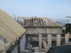 Dachstuhl Haus 3 und 4